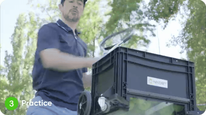 Portable Ball Collector & Hopper - 2-in-1 Court Solution